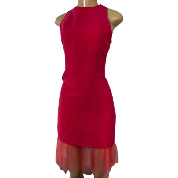 NWT $150 Julie Brown NYC Zane Dress -watermelon Size 2 - Picture 5 of 10